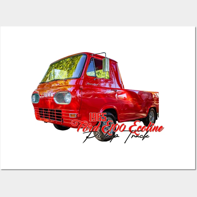 1965 Ford E100 Econoline Pickup Truck Wall Art by Gestalt Imagery